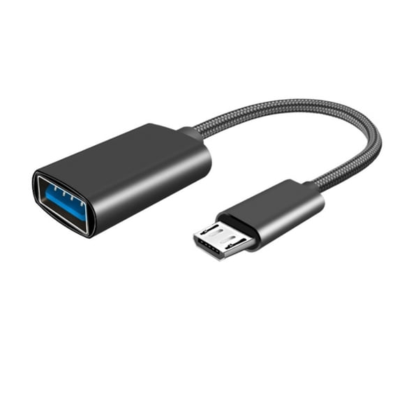 On The Go USB Adapter Cable USB2.0 to Type C/USB 5Pin Coinverter Line 4.72inch