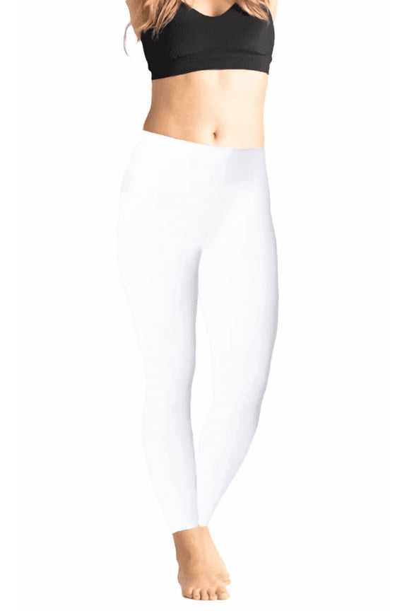 On The Go Women's Ankle Tights (2 Pair, White, Size L)