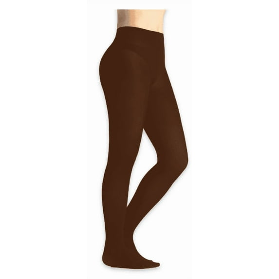 On The Go Footed Classic Opaque Tights M Brown ( 1 Pair Pack)