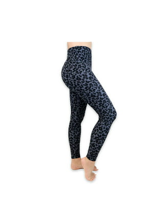 Women's Faux Leather Leggings Leopard Print Liquid Shine Exercise Yoga  Pants 