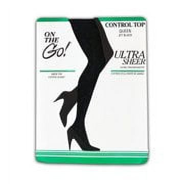 On The Go Women's Hosiery Control Top Pantyhose