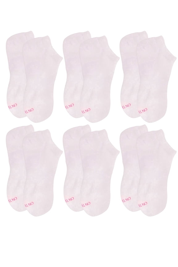 On The Go Women's Supersoft Socks (6 Pair Pack, White)
