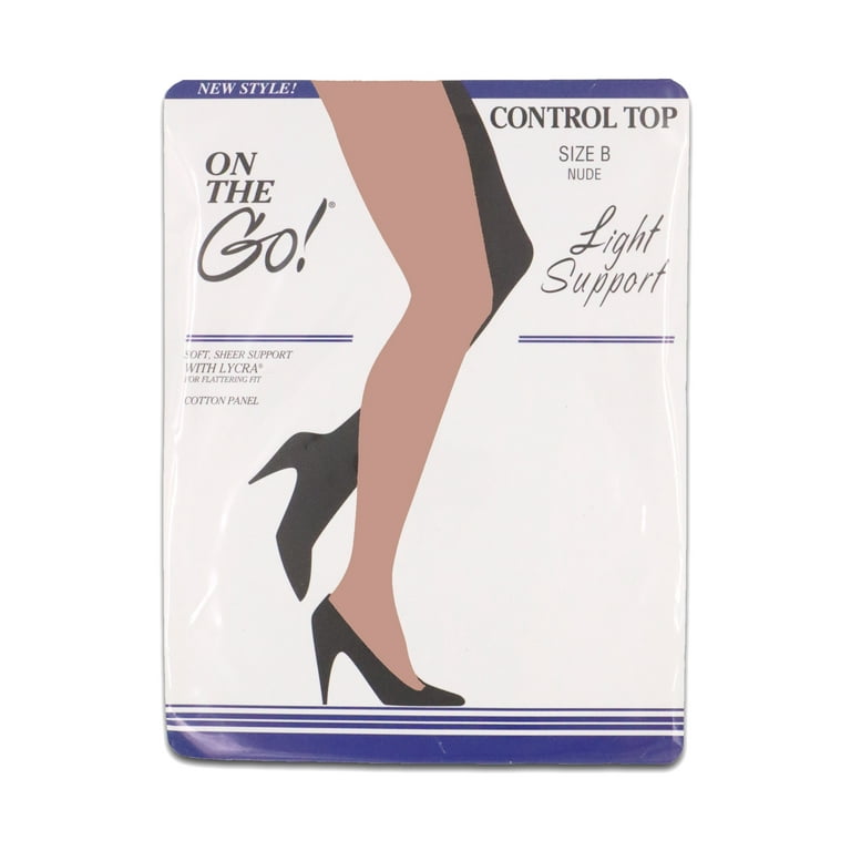 On The Go Women's Ultra Sher Light Support Pantyhose