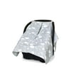 On The Goldbug Car Seat Canopy Cover Neutral Cloud Print