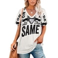 thumbnail image 1 of On The Inside We Are All The Same. Lotus Leaf Neck T-Shirt Long Sleeve T-Shirts For Women Spring And Autumn Tee On The Inside, 1 of 3