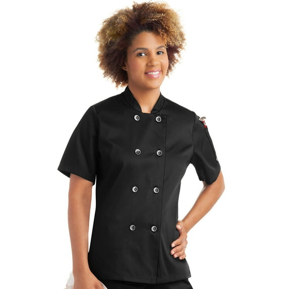 On The Line Women's Classic Chef Coat (True Red, XL)