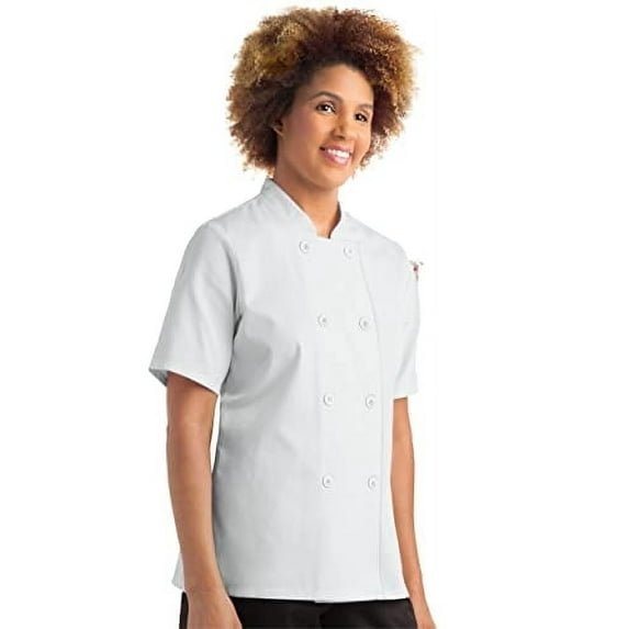 On The Line Women's Classic Chef Coat (White, L)