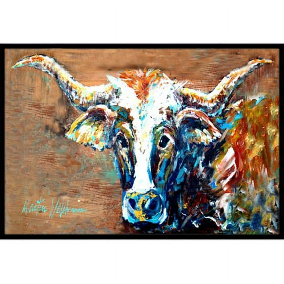 On The Loose Brown Cow Indoor Or Outdoor Mat 24 x 36 In.