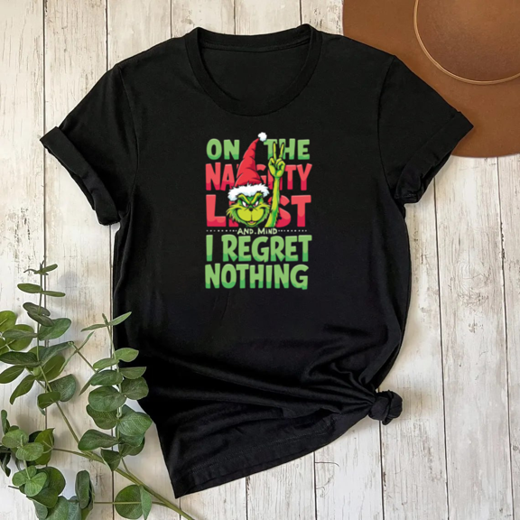 On The Naughty List Collection Christmas Holiday Bad Behavior Coal Unisex T-Shirt, S-5XL