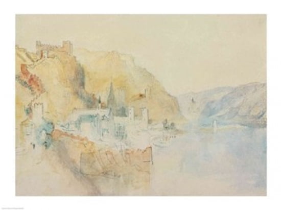 On The Rhine Canvas Art - JMW Turner (24 x 18)