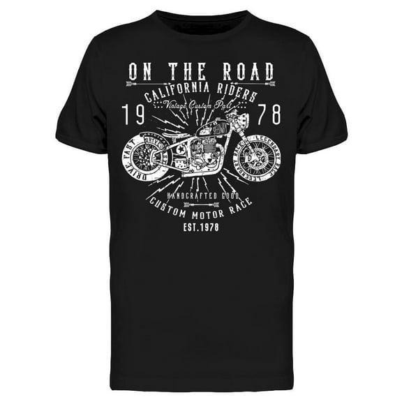 On The Road California Riders T-Shirt Men -Image by Shutterstock, Male Large