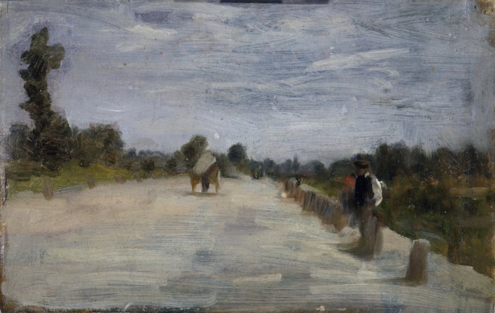 On The Road To Montanaro (Sulla Strada Di Montanaro) Canvas Art -  (36 x 24)