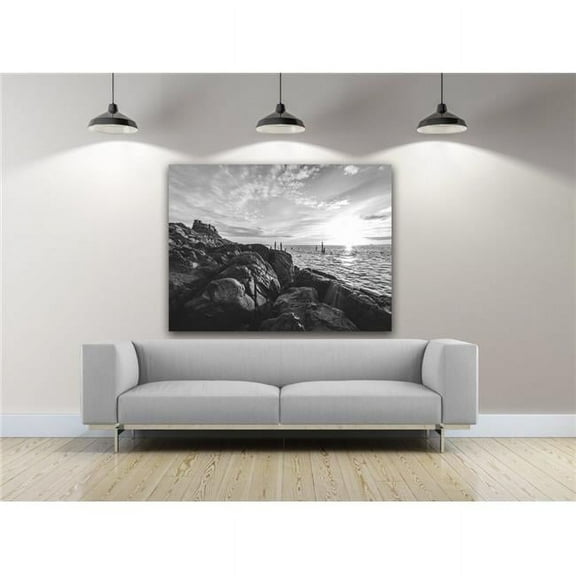 On The Rocks Photography Canvas Art, 24 x 36 in.