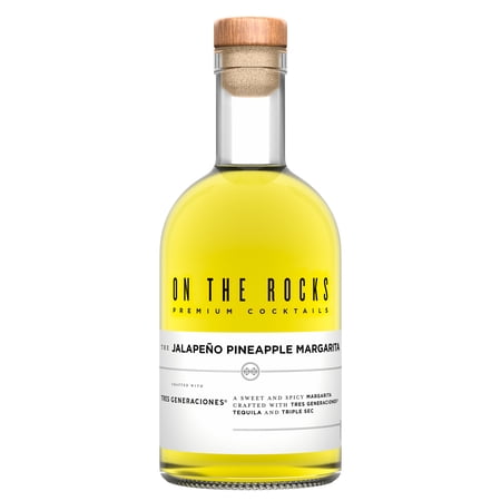On The Rocks Tres Generaciones Jalapeno Pineapple Margarita Ready to Drink Cocktail 375 ml