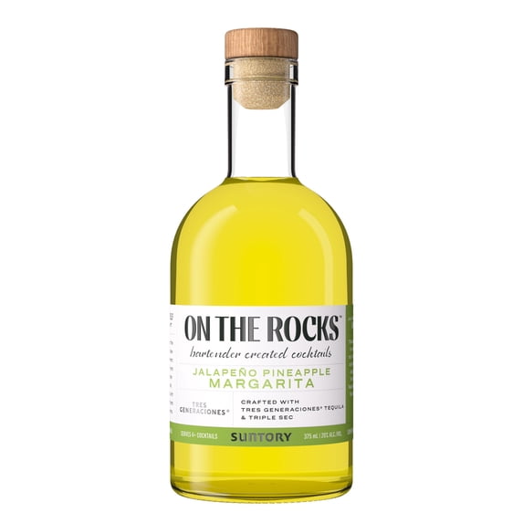 Otr-On the Rocks The Jalapeno Pineapple Margarita Tres Generaciones Cocktail, 375 ml Bottle, 20.0% ABV