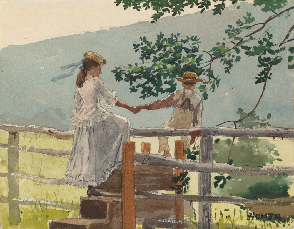 On The Stile Canvas Art - (36 x 24)