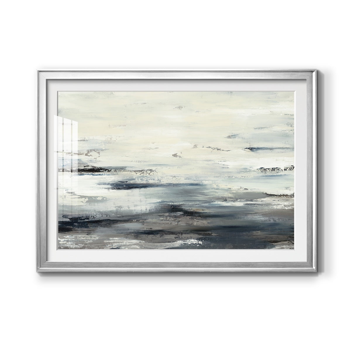 On The Stormy Seas Premium Framed Print - Ready to Hang