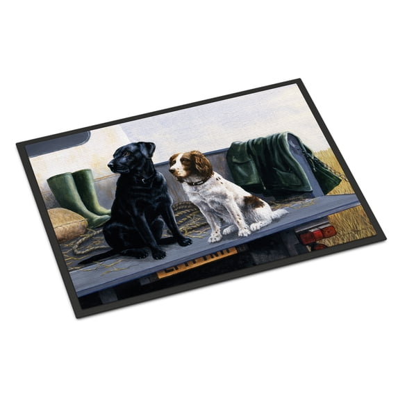 On The Tailgate Labrador and Springer Spaniel Doormat 18x27