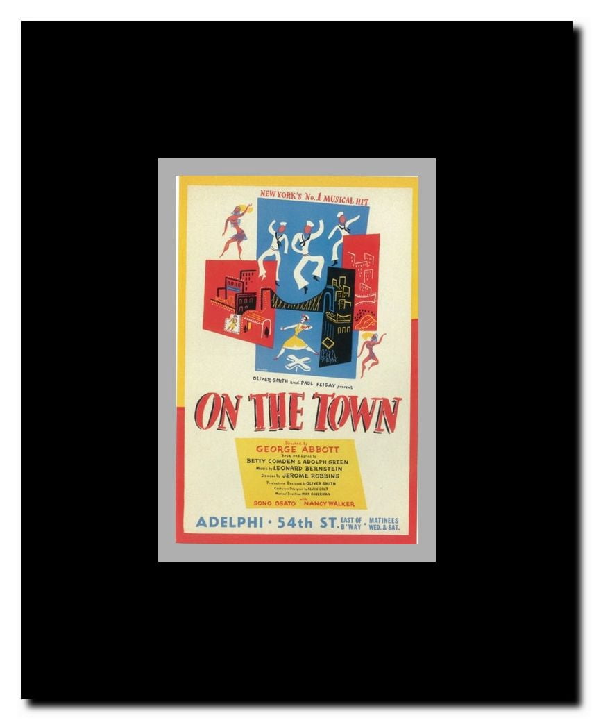 On The Town (Broadway) Framed Movie Poster
