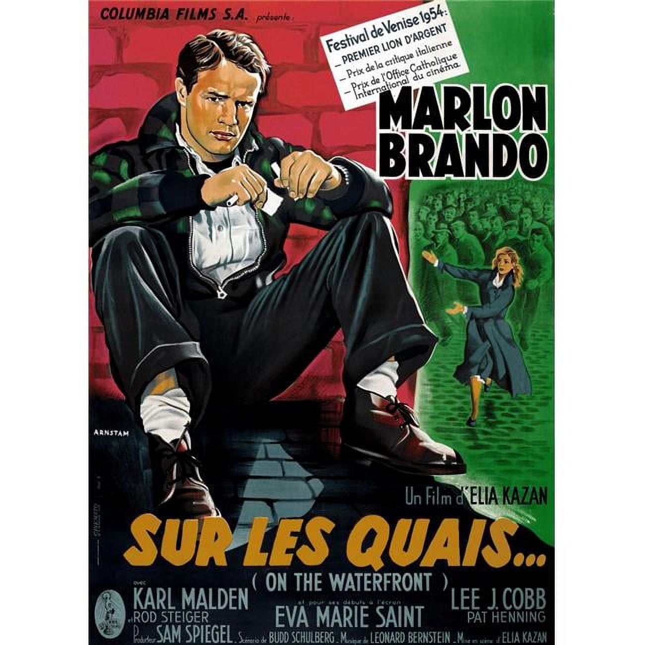 Poster Marlong Roko On The Waterfront Marlon Brando 1954 Movie Poster Masterprint - 24 x 36 ...
