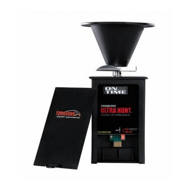 On Time Wildlife Feeders Tomahawk Ultra Hunt, 30 Gal. Hanger, Green