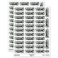 thumbnail image 1 of On Top of Your Game Bunny Teacher Student School Sticker Set - White - Matte Finish - 1.5" Small, 1 of 7