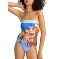 thumbnail image 1 of On Vacation Bandeau Underwire One-Piece DD-Cups Swimsuit, 1 of 4