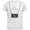 thumbnail image 1 of On Vacation Hanging Camera White Adult T-Shirt - Small, 1 of 1
