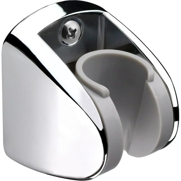 On Wall Mount Shower Bracket for Handheld shower head, Height Adjustable Holder-Chrome