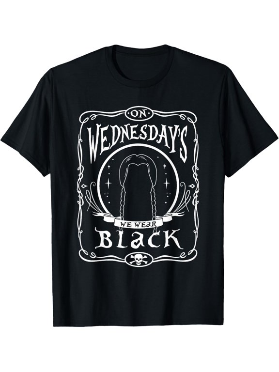 On Wednesdays We Wear Black No More Girl Boy Men Women T-Shirt