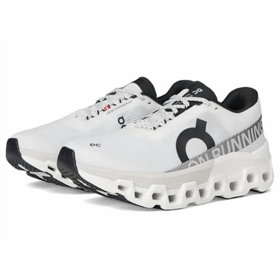 On Women's Cloudmonster 2 Sneaker, White/Frost, 8