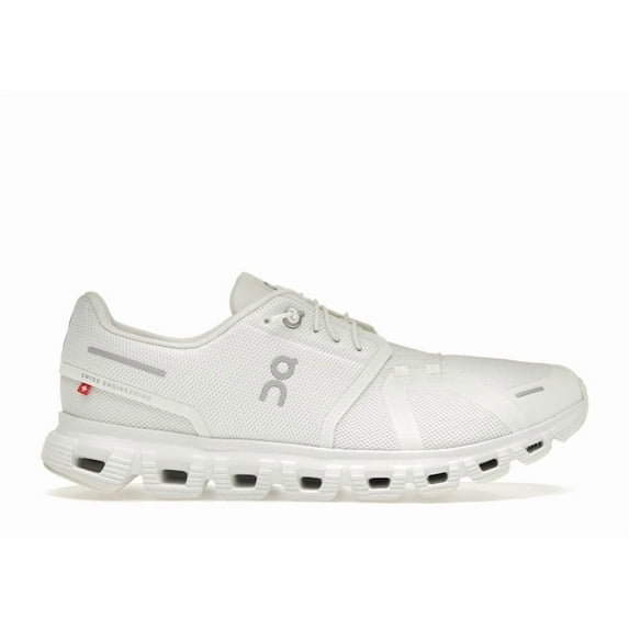 On Women's Running Cloud 6 All White Shoes, from StockX