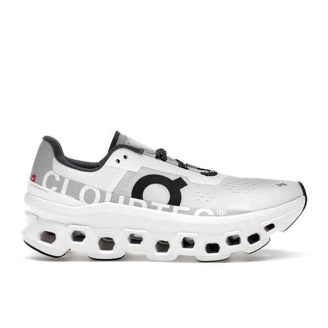 On Women's Running Shoes Cloudmonster White Black, from StockX