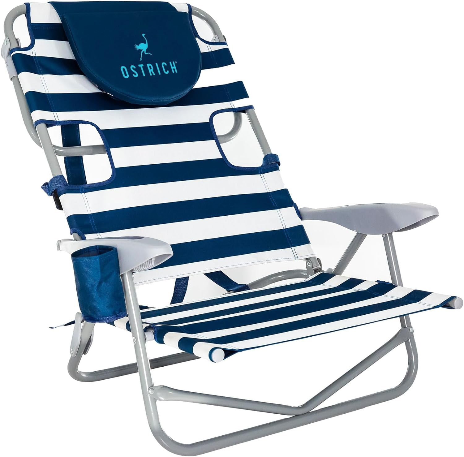 On Your Back Backpack Beach Chair with Face Hole Adjustable, Portable