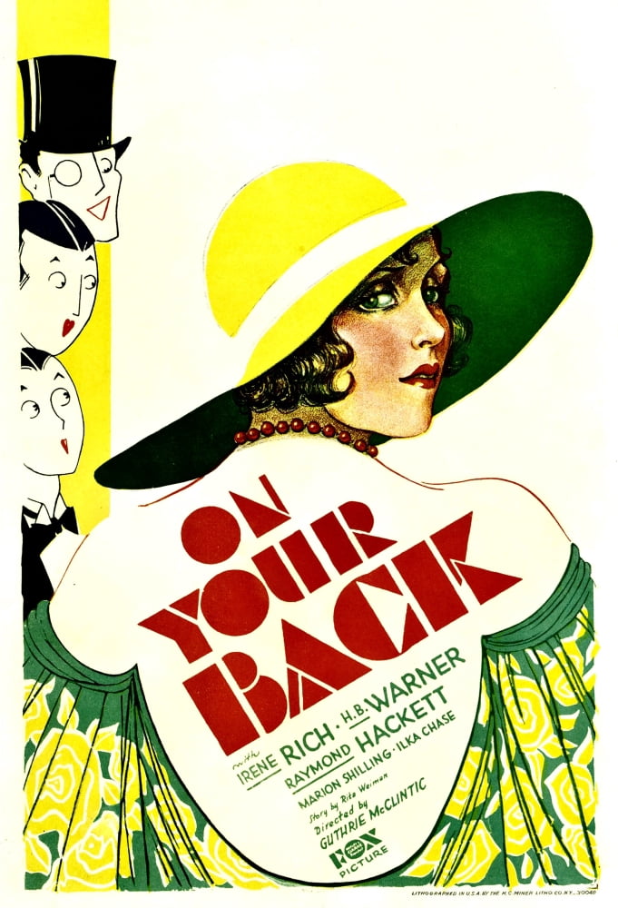 On Your Back Canvas Art - (11 x 17)