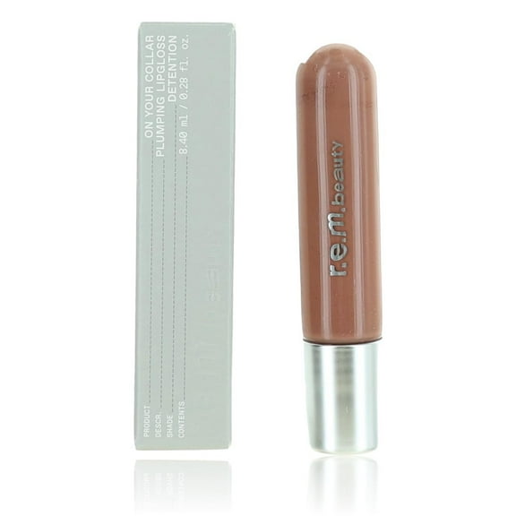 On Your Collar Plumping Lipgloss by r.e.m. beauty, 0.28oz - Detention