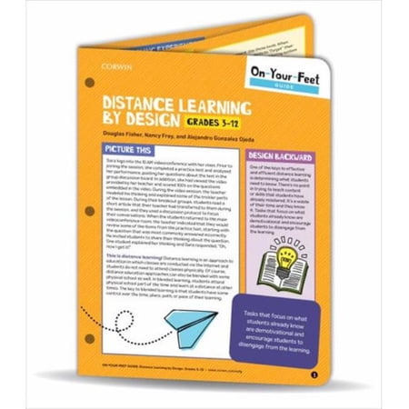 On-Your-Feet Guide for Distance Learning by Design Grades 3-12