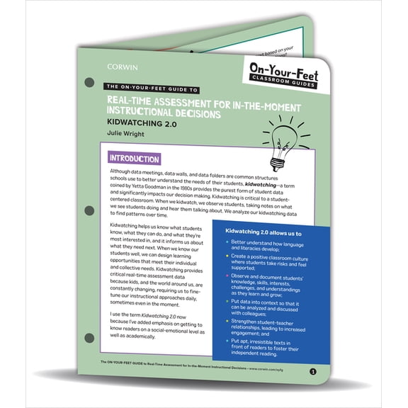 On-Your-Feet-Guides: The On-Your-Feet Guide to Real-Time Assessment for In-The-Moment Instructional Decisions (Other)