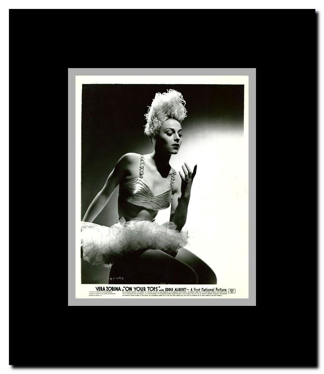 On Your Toes Framed Movie Poster