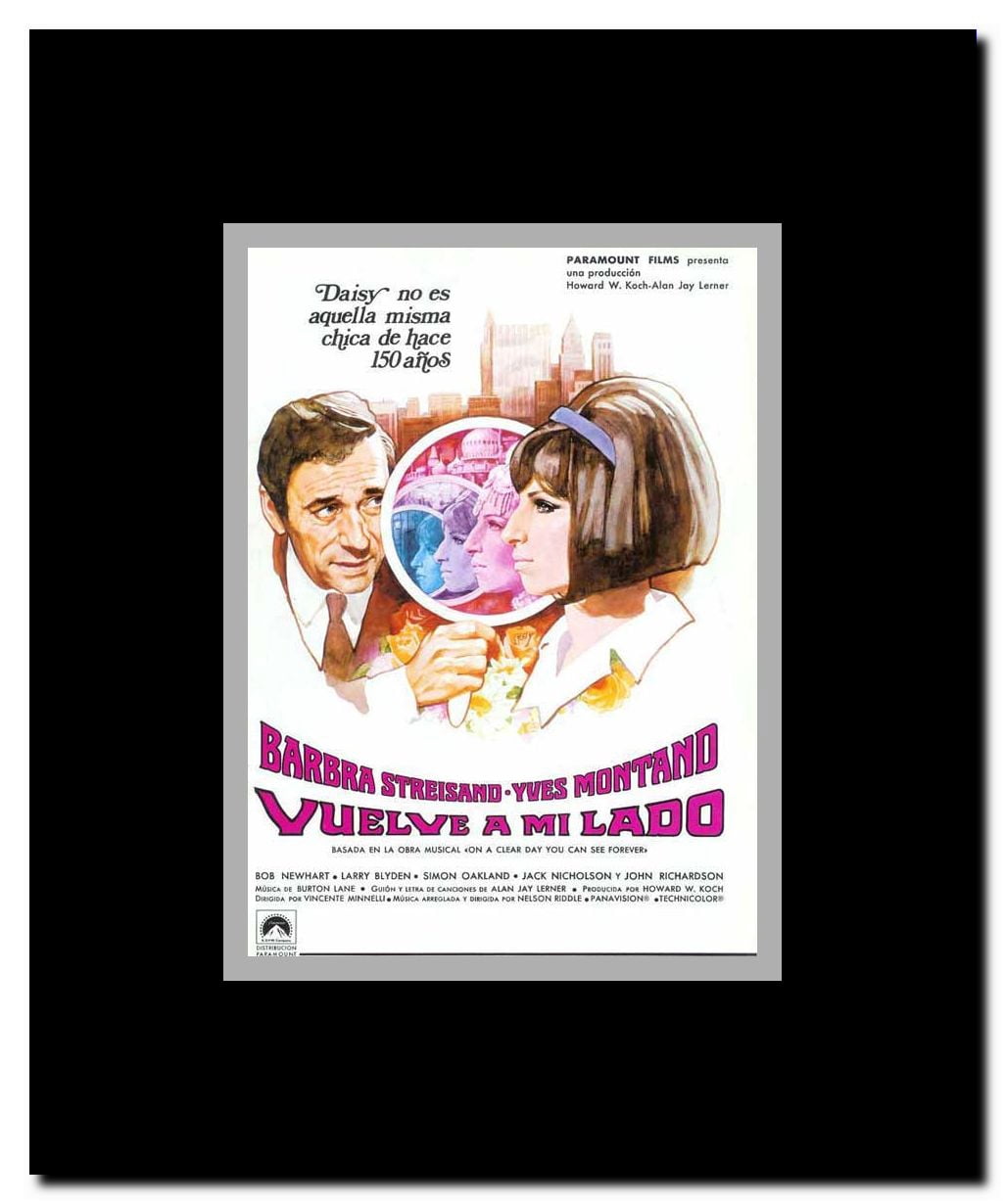 On a Clear Day You Can See Forever Framed Movie Poster