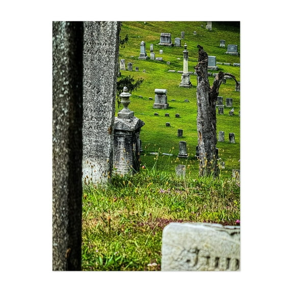 On a Hill in the Berkshires 01 - North Adams Massachusetts Photography Gothic Abandoned Spooky Moody Halloween Unframed Wall Art Print 8 x 10 inches