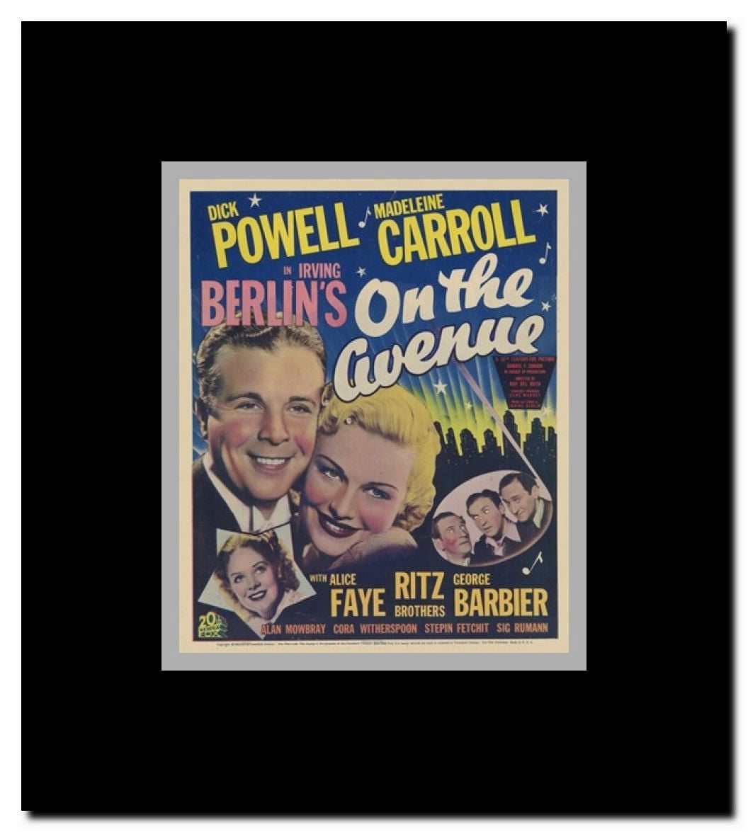 On the Avenue Framed Movie Poster