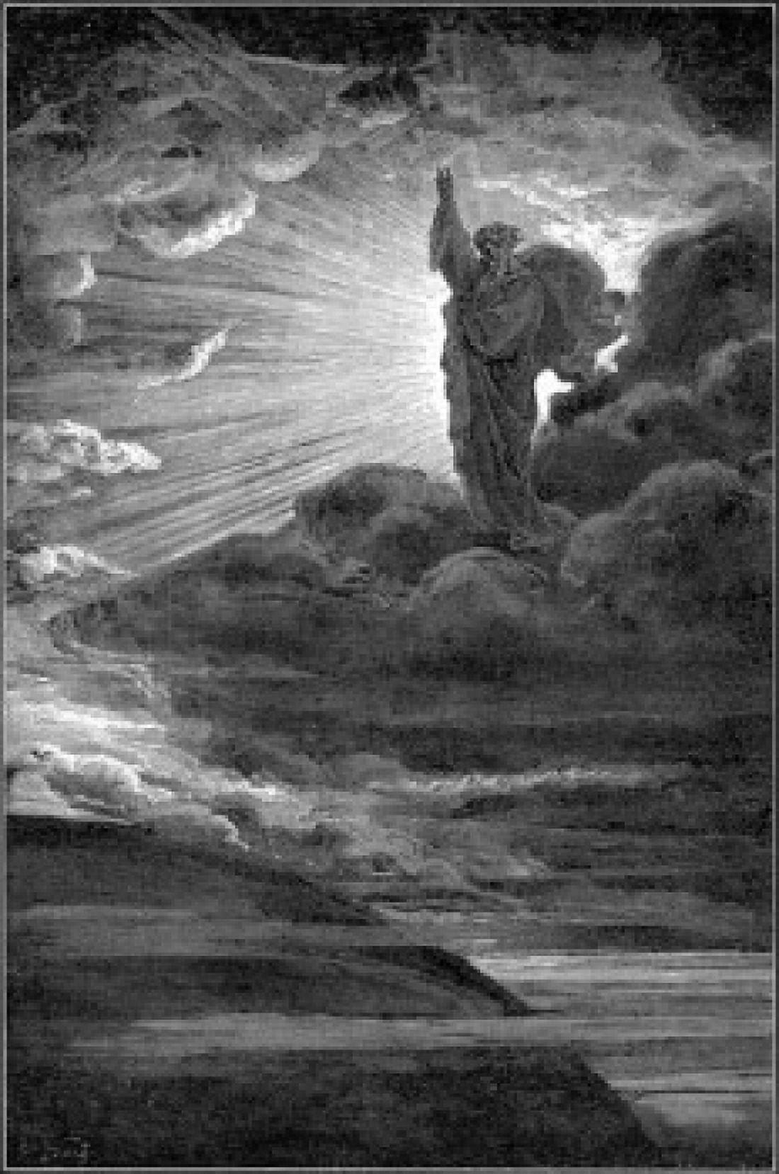 On the Beginning Gustave Dore  (1832-1883French) Engraving Canvas Art - Gustave Dore (18 x 24)