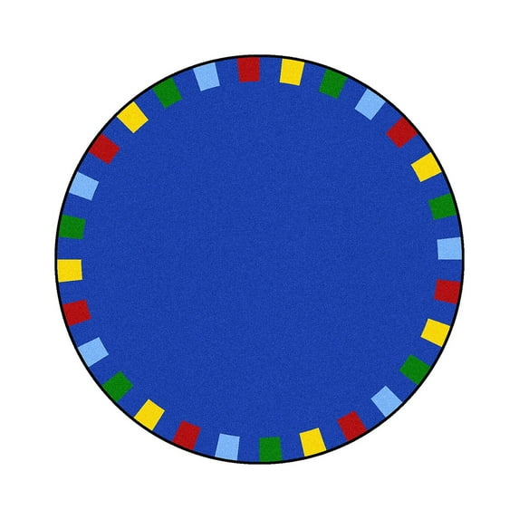 Joy Carpet On The Border Brights 5'4" Round