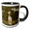 thumbnail image 1 of On the Cache la Poudre River Colorado by Thomas Worthington Whittredge 11oz Two-Tone Black Mug mug-126743-4, 1 of 3