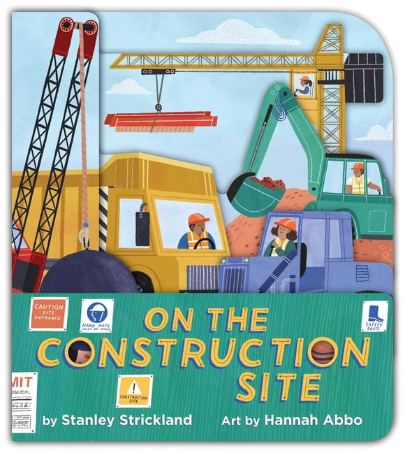 On the Construction Site (a Truck-Shaped Novelty Board Book for Toddlers), (Board Book)