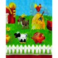 thumbnail image 1 of On the Farm Animals Barnyard Kids Birthday Party Decoration Plastic Tablecover, 1 of 2