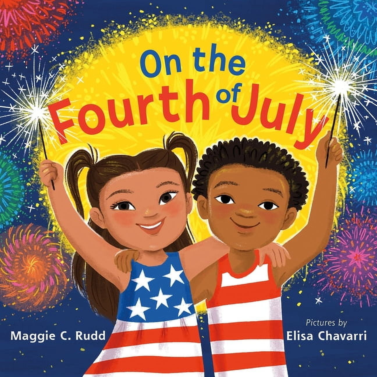 On the Fourth of July: A Sparkly Picture Book about Independence Day, (Board Book)