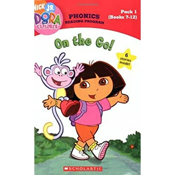 Pre-Owned Dora the Explorer Phonics Reading Program Pack 1 (Books 7-12): On the Go! (Paperback) 043990238X 9780439902380