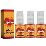 On-the-Go Dry Shampoo – No Water Needed, Blends with Dark Hair, 60ml Compact & Gym Essentials(3PC)